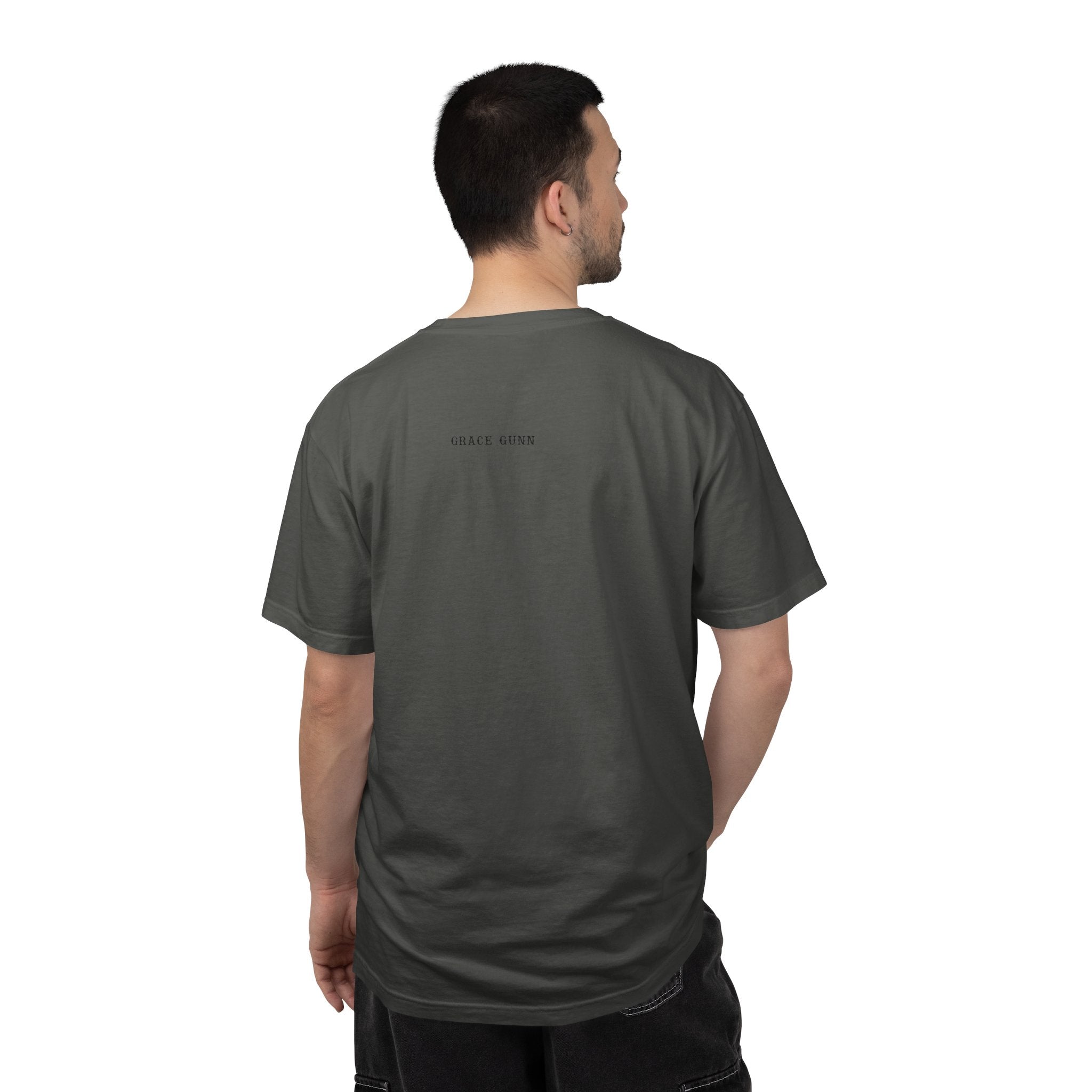 T-Shirt — “No Good at Drinkin’ Alone” Minimal Text Graphic Tee