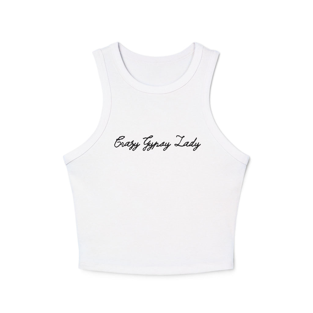Crazy Gypsy Lady Cropped Tank Top