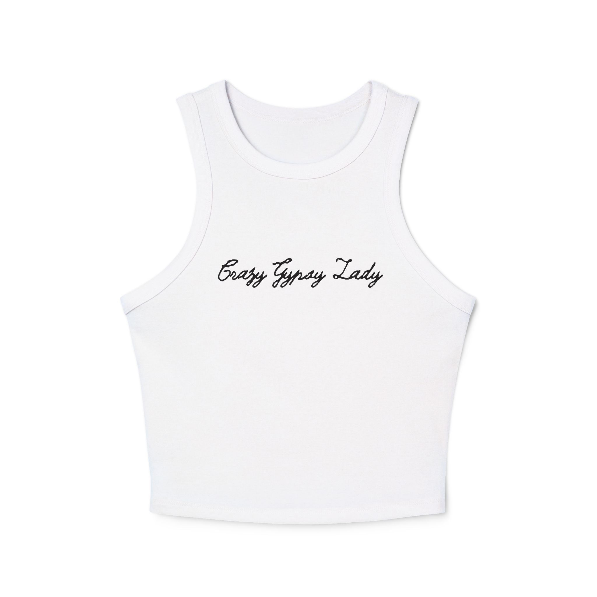 Crazy Gypsy Lady Cropped Tank Top