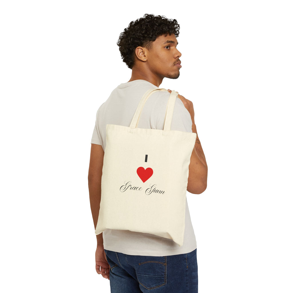 I Heart Grace Gunn Canvas Tote Bag