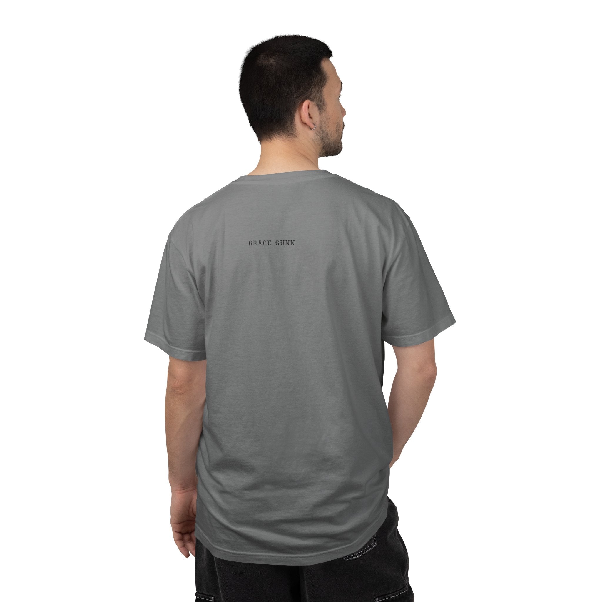T-Shirt — “No Good at Drinkin’ Alone” Minimal Text Graphic Tee