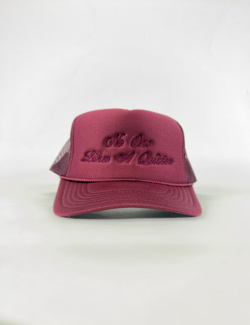 No One Likes A Quitter Embroidered Hat